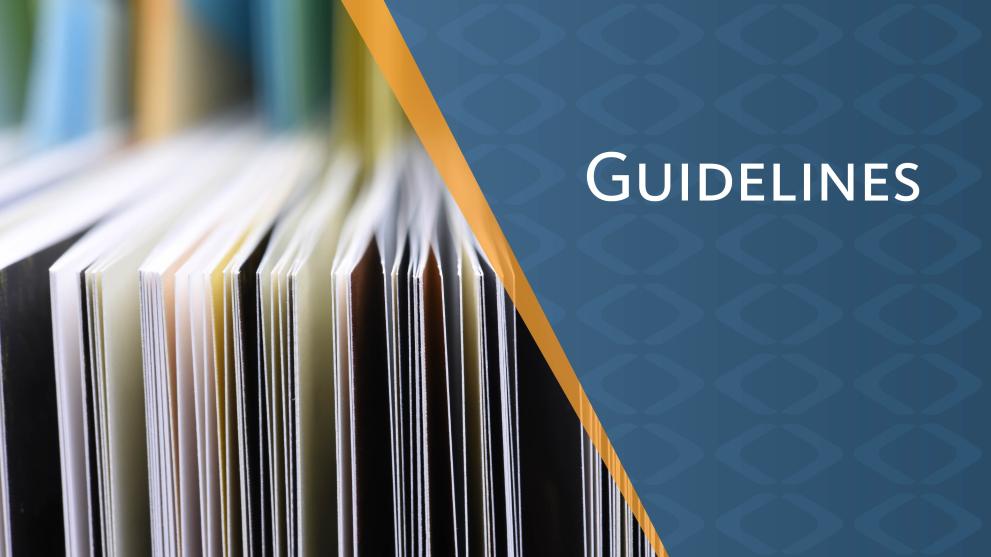 guidelines